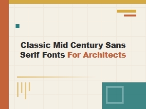 Essential Sans-Serif Fonts for Architectural Design